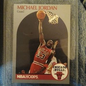 1990 NBA Hoops Michael Jordan Card